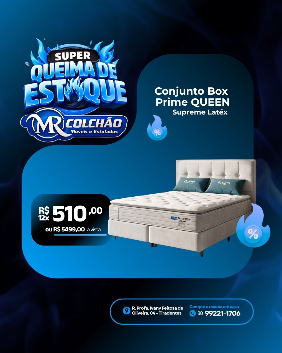 Conjunto Box Prime QUEEN