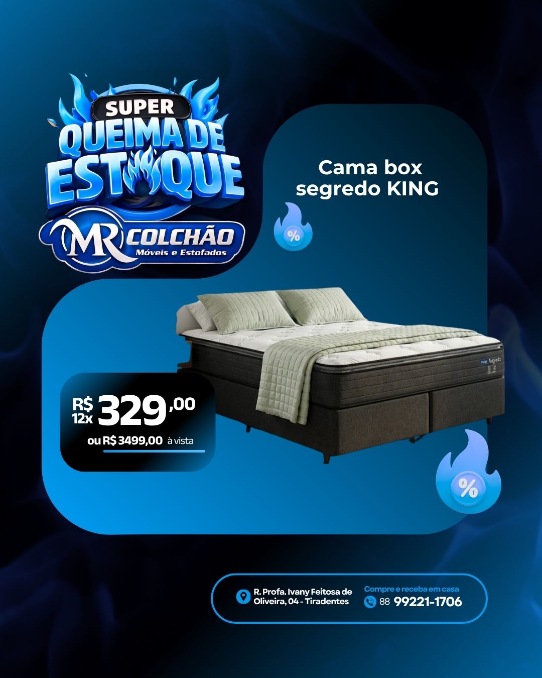 Cama Box Segredo KING